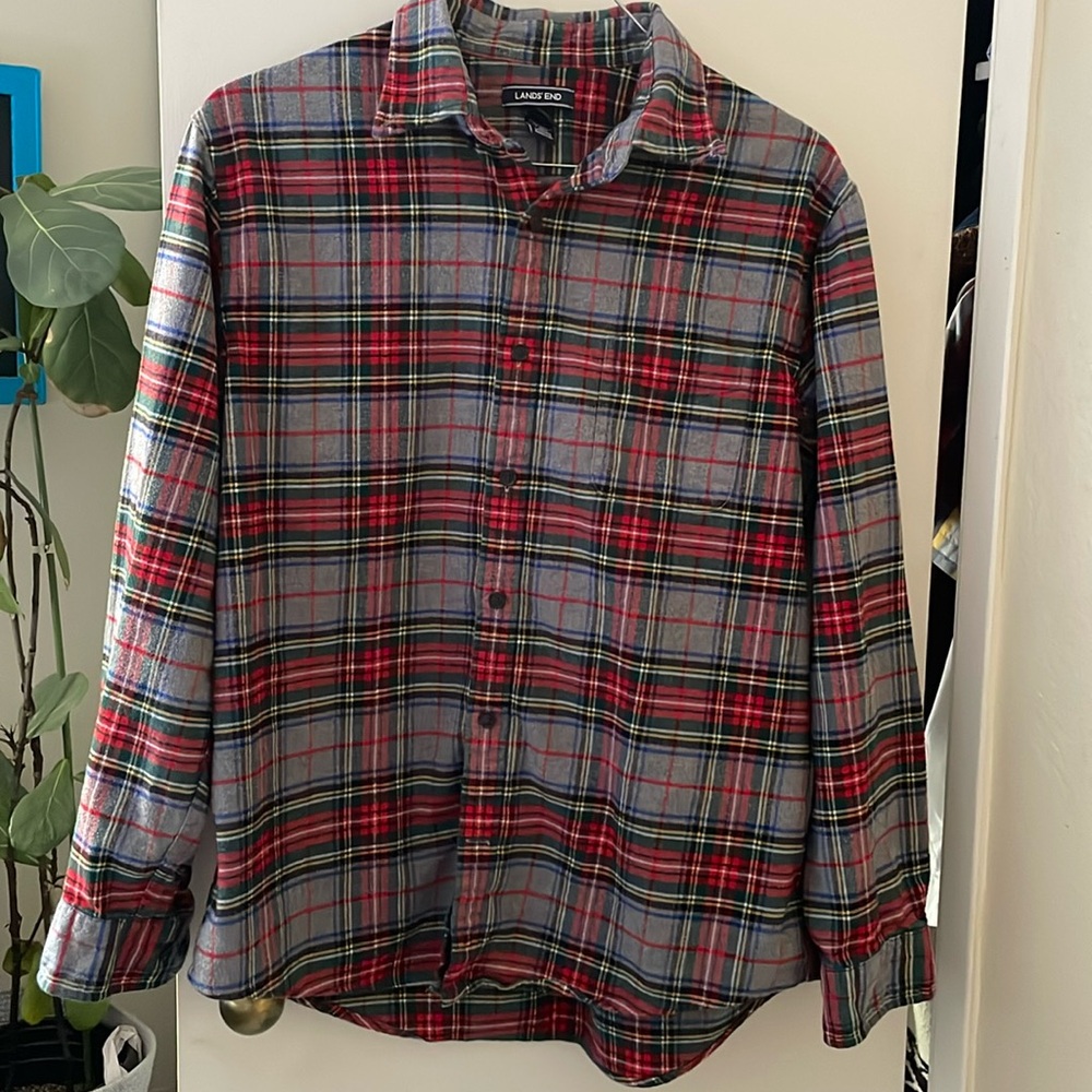 Land’s End Flannel L